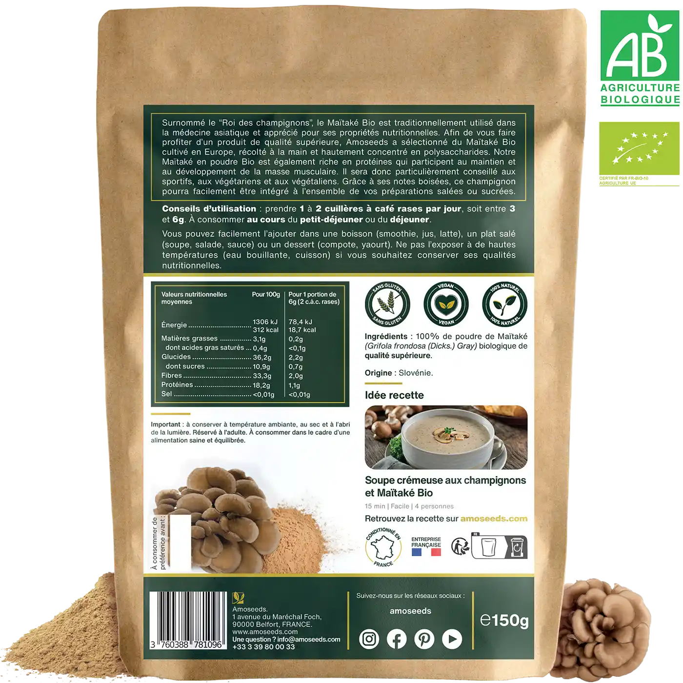  Maitake poudre bio 150G amoseeds specialiste super aliments bio.webp