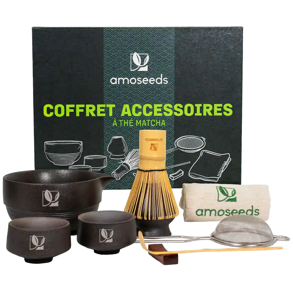 Matcha Kit Accessoires - amoseeds specialiste des super aliments bio