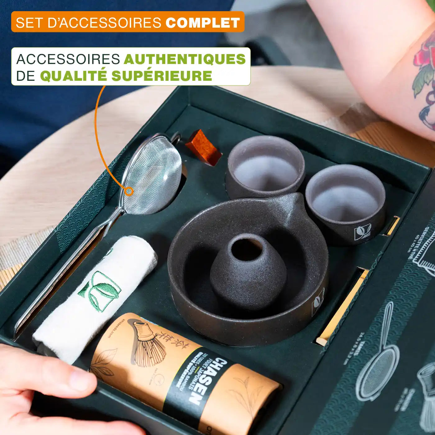 Matcha Kit Accessoires - amoseeds specialiste des super aliments bio