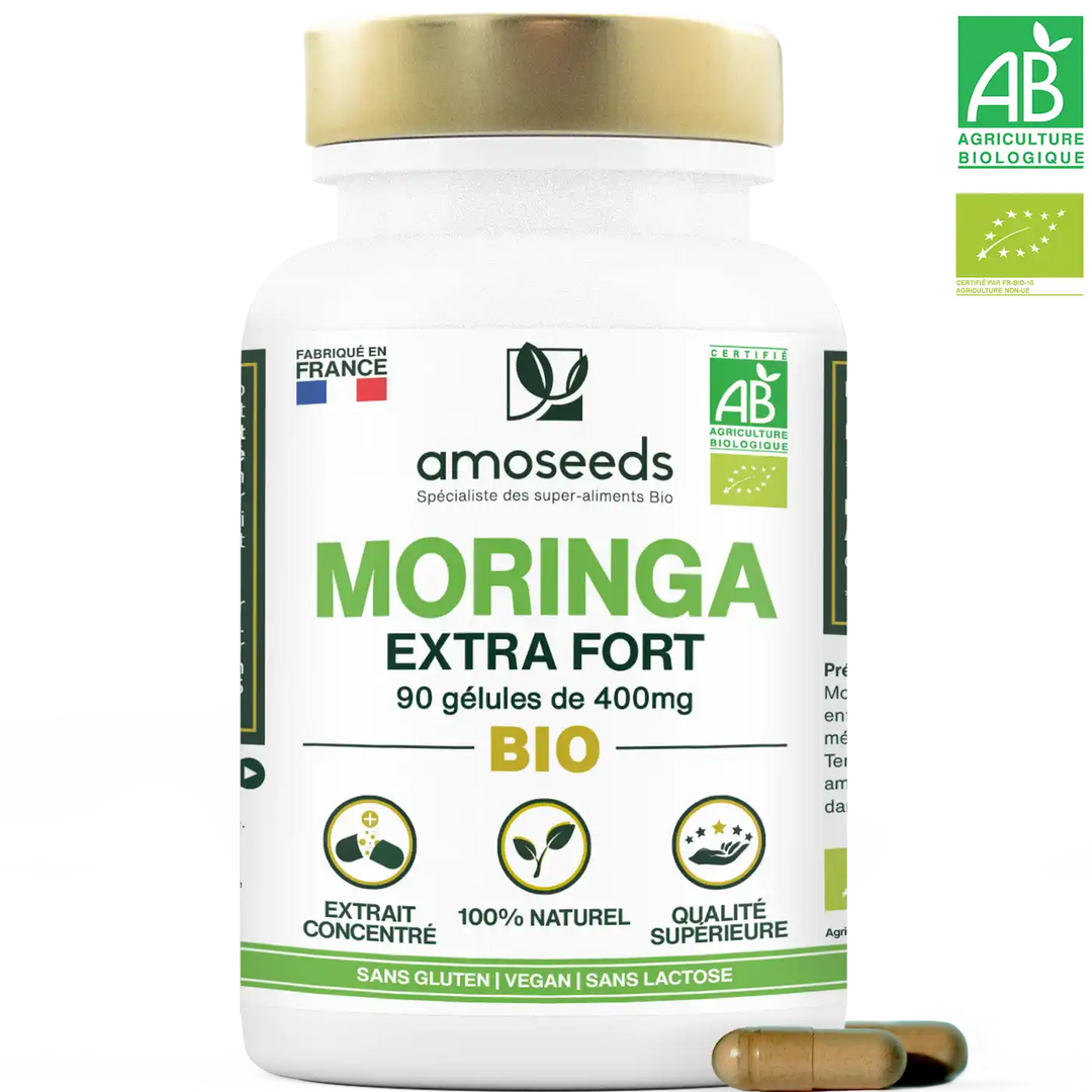 Moringa Bio gelules amoseeds specialiste des superaliments bio
