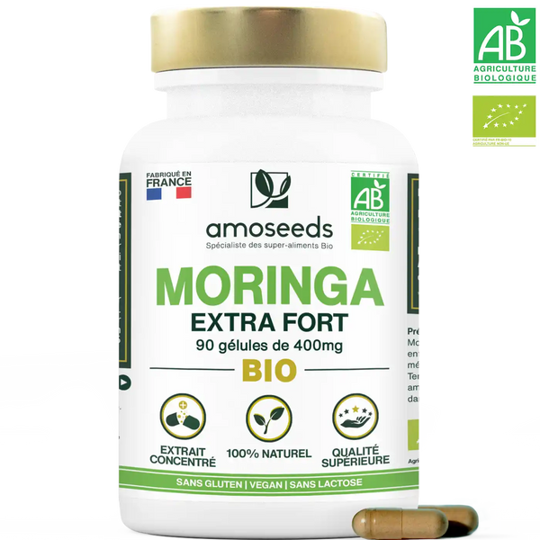 Moringa Bio gelules amoseeds specialiste des superaliments bio
