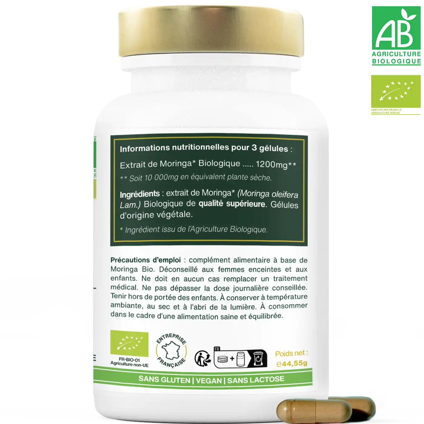 Moringa Bio gelules amoseeds specialiste des superaliments bio