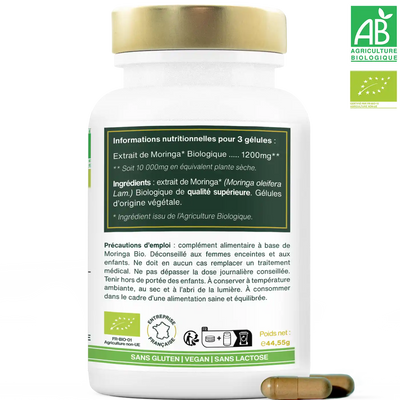 Moringa Bio gelules amoseeds specialiste des superaliments bio