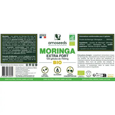 Moringa bio gelules Amoseeds