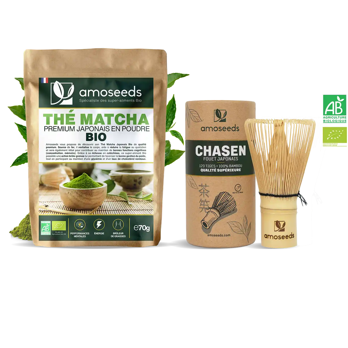 Pack Chasen et Matcha Bio