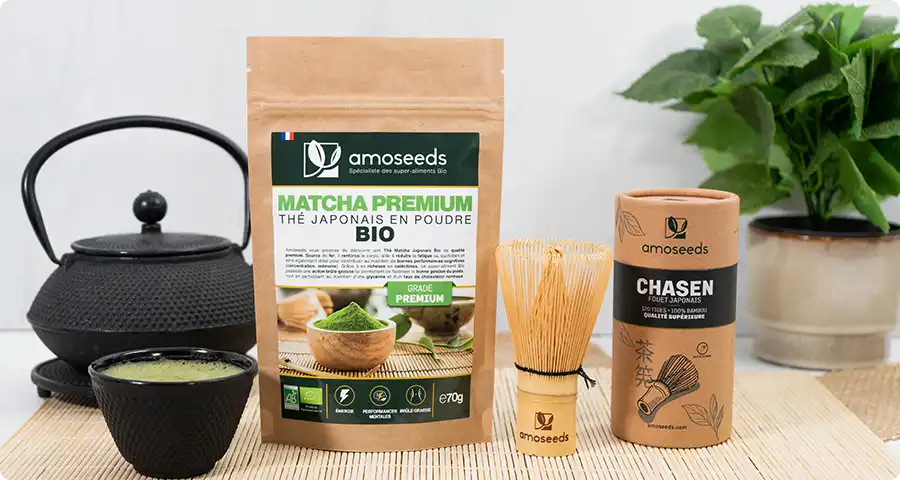 Tout savoir sur le Pack Chasen et Matcha Bio