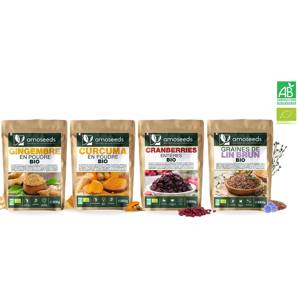 Pack cuisine sante amoseeds specialiste des super aliments bio