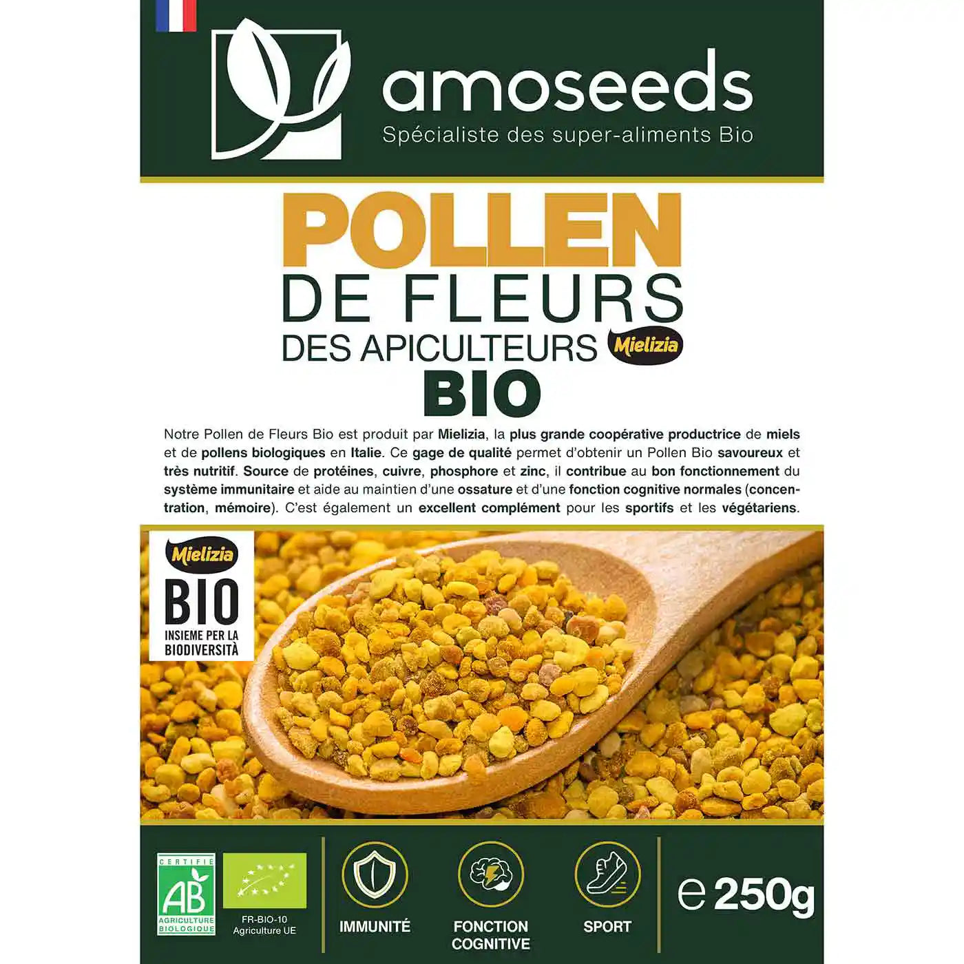 Pollen Bio - amoseeds specialiste des super aliments bio