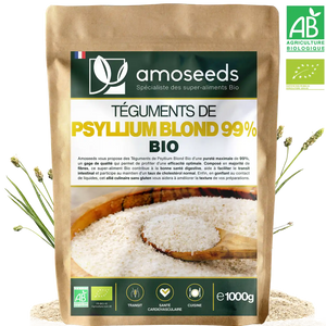 Psyllium Blond Bio 1kg (téguments)