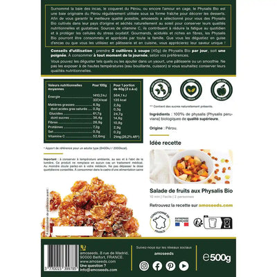 Pysalis Bio - amoseeds specialiste des super aliments bio