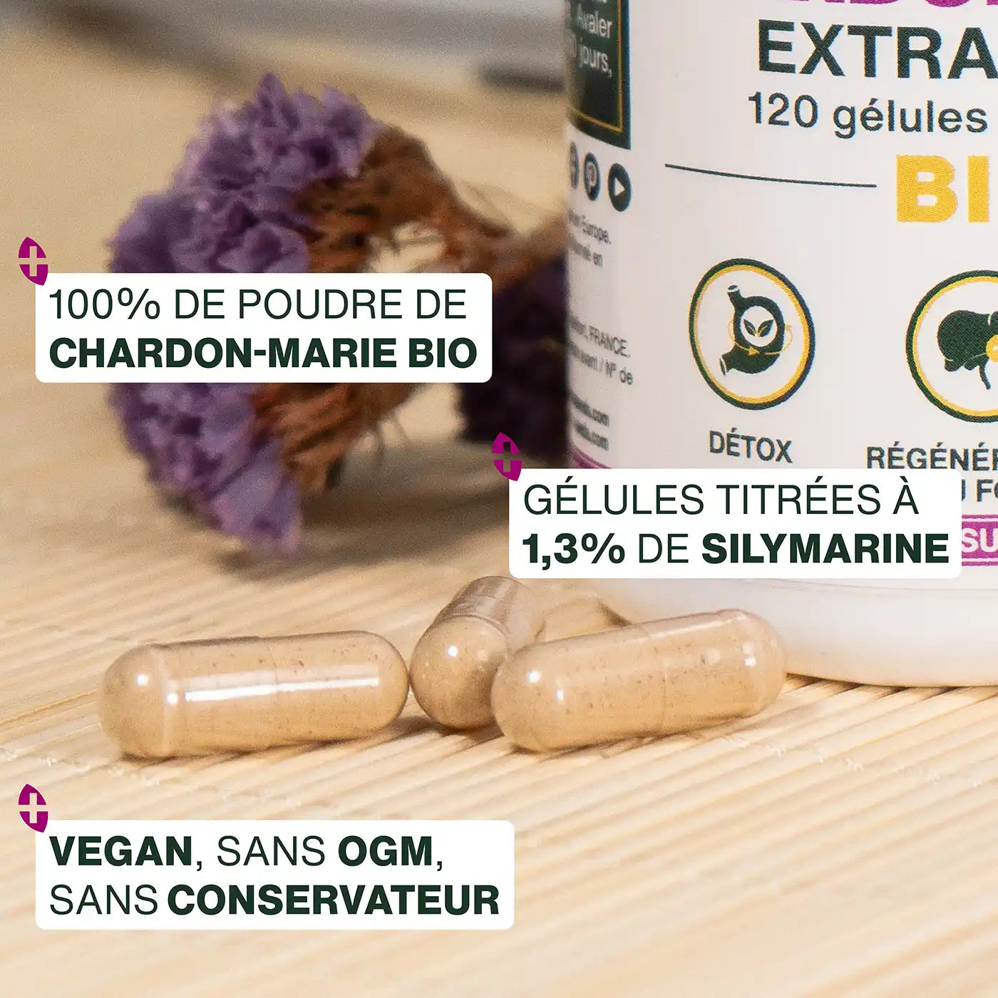 Chardon-Marie Bio gelules amoseeds specialiste des super aliments bio