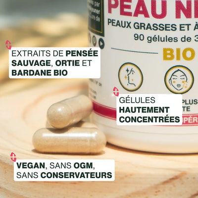 Complexe Peau Nette gelules amoseeds specialiste des super aliments bio,