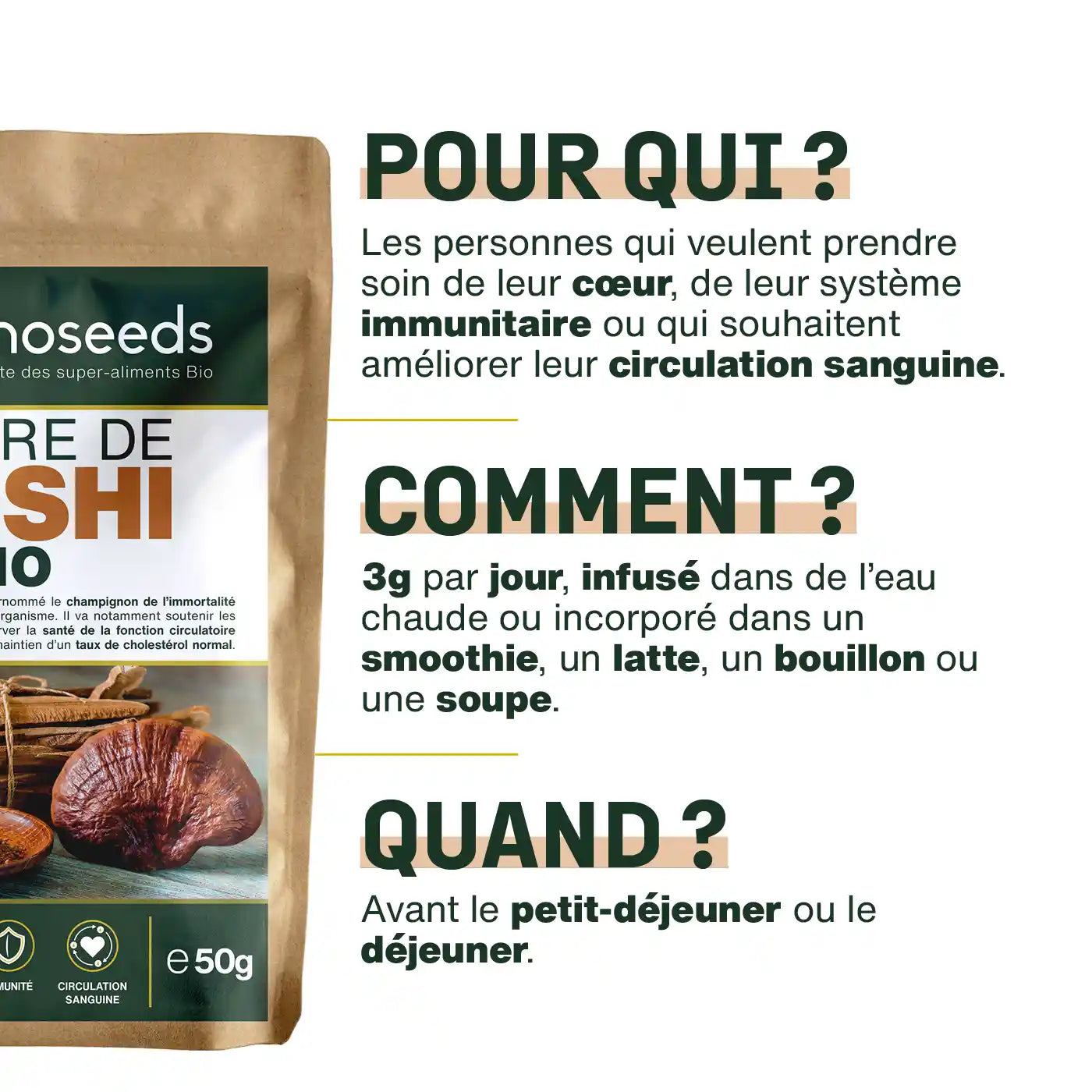 Reishi Bio - amoseeds specialiste des super aliments bio