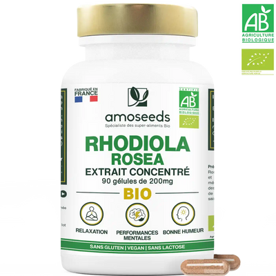 Rhodiola Rosea Bio amoseeds specialiste super aliments bio,