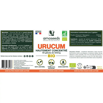 Urucum bio gelules amoseeds specialiste super aliments bio