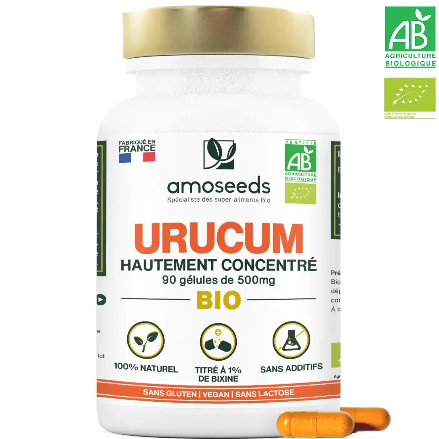 Urucum bio gelules amoseeds specialiste super aliments bio