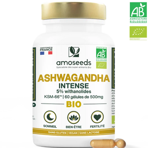 Ashwagandha KSM-66™ Bio, 5% withanolides | 60 gélules
