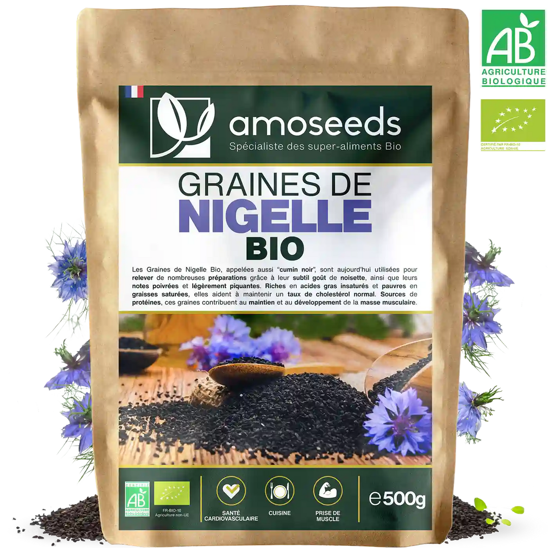 Plante sèche, Nigelle graines, BIO vrac - L'herboristerie