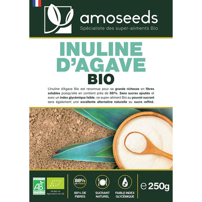 Inuline d'Agave Bio amoseeds specialiste des super aliments Bio
