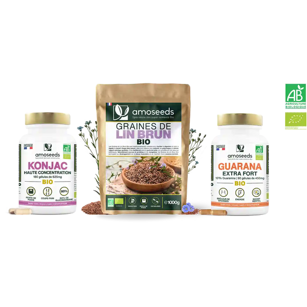 Pack Minceur amoseeds specialiste des super aliments bio 